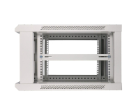 Extralink Szafka wisząca rack 6U 600x600 szara szklane drzwi EX.8567 - 484936 - zdjęcie 6